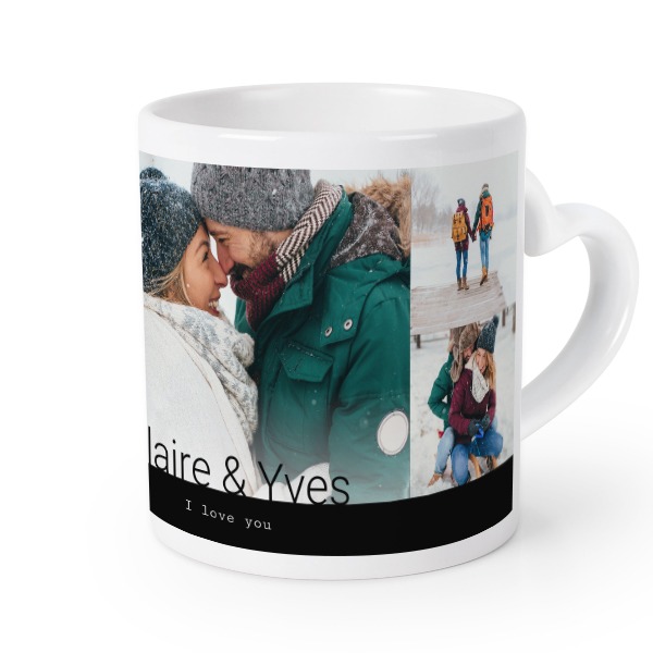 Mug anse en coeur