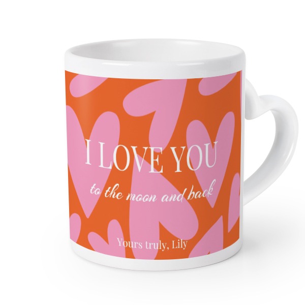 Mug anse en coeur