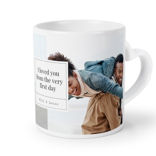 Mug anse en coeur