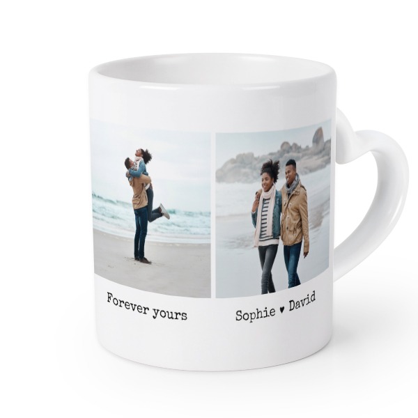 Mug anse en coeur