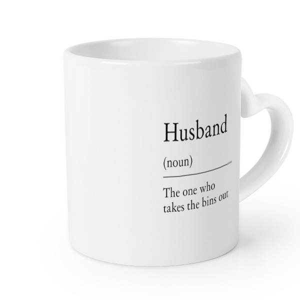 Mug anse en coeur