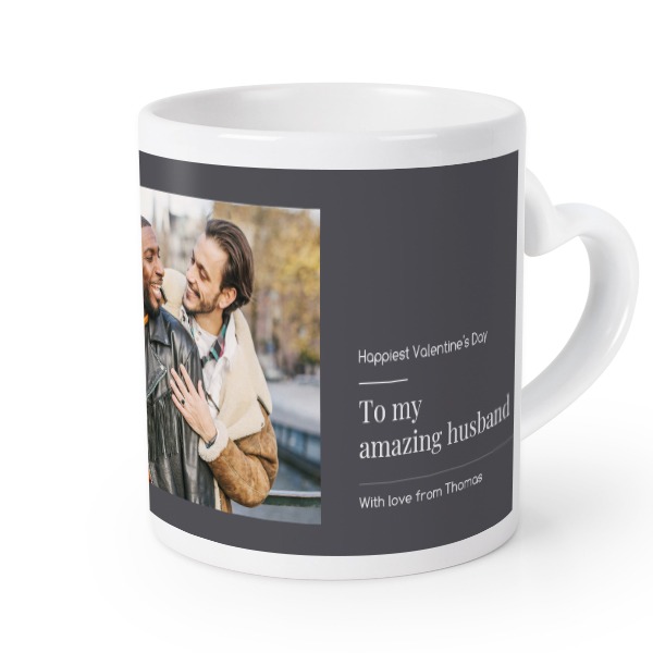 Mug anse en coeur