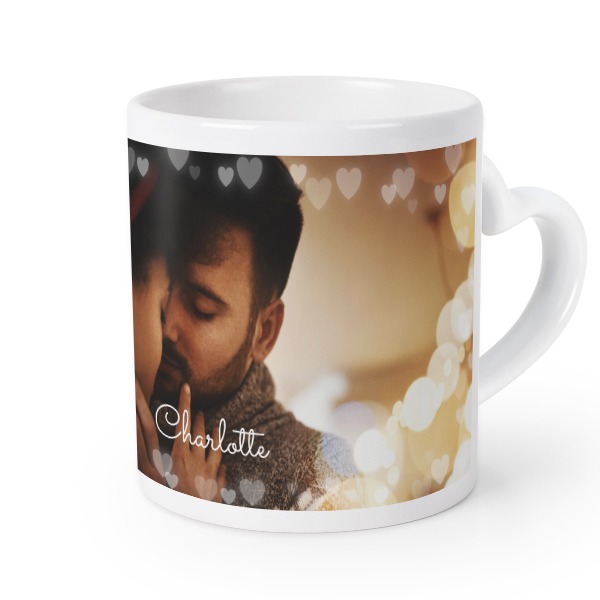 Mug anse en coeur