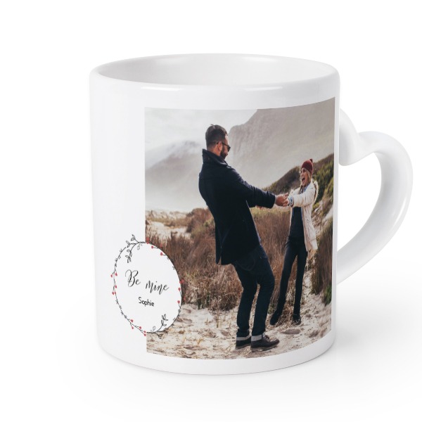 Mug anse en coeur