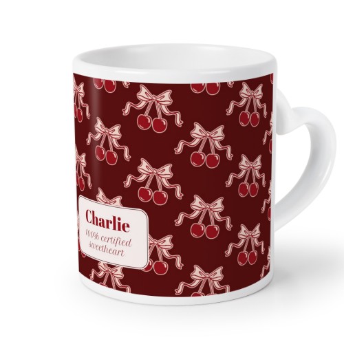 Vintage Cherry Love Text - Only