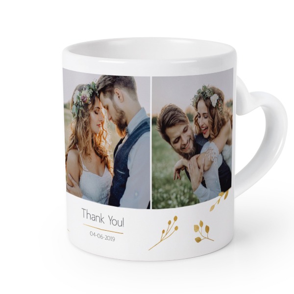 Mug anse en coeur