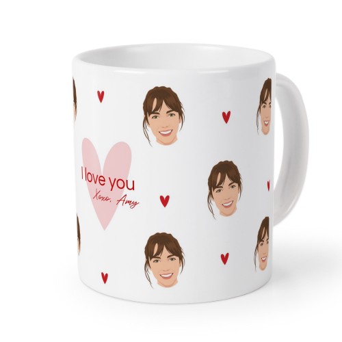 Red Hearts Avatar Pattern