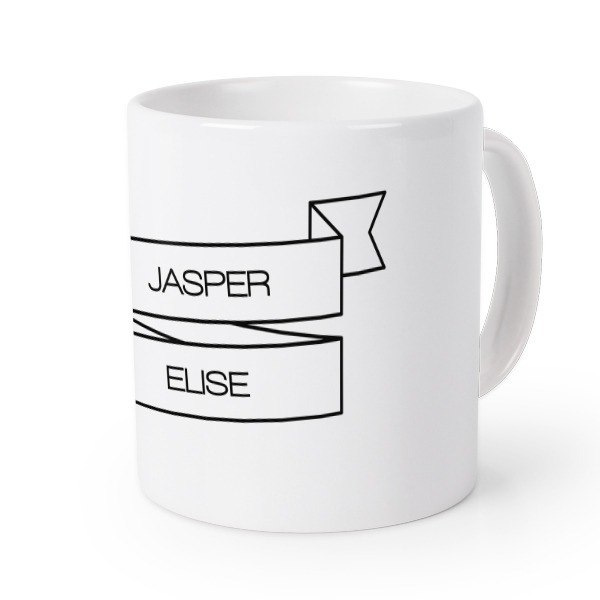 Tasse Weiss