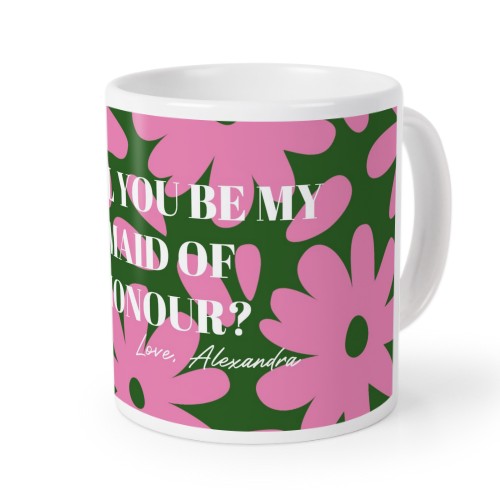 Happy Flower Pattern - Text Only