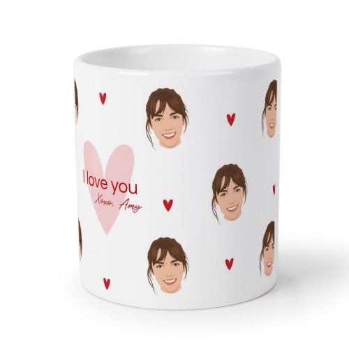 Red Hearts Avatar Pattern