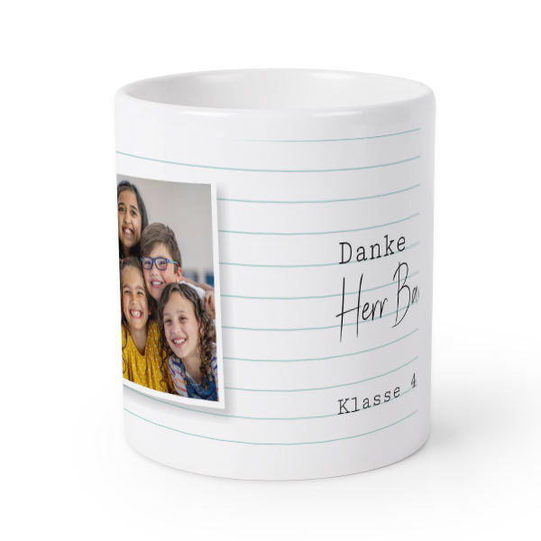 Stiftehalter personalisiert mit Foto (Keramikbecher)