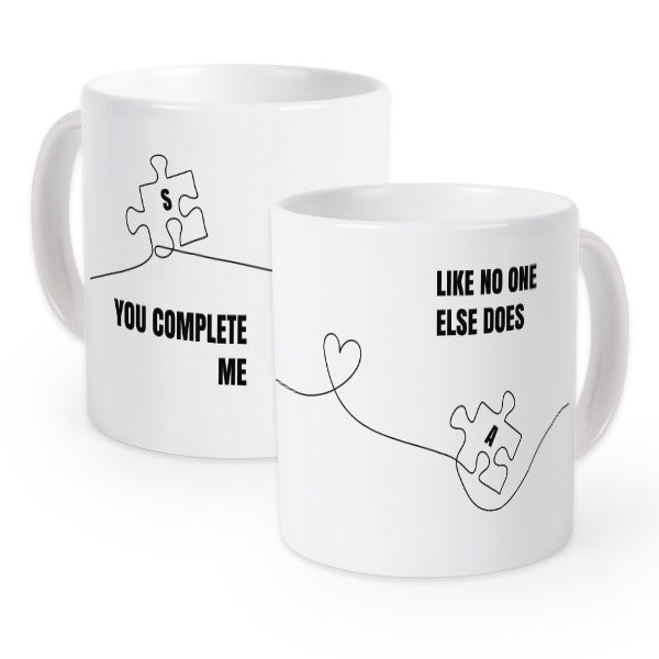 Duo de tasses pour couple