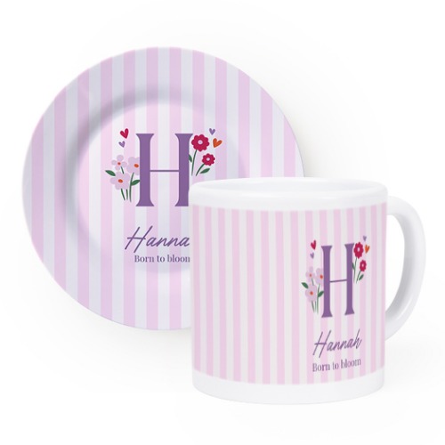 Blossom Initial - Text Only