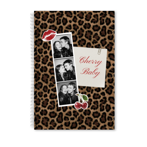 Leopard Cherry Collage Leopard Cherry Collage