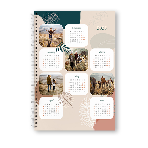 Fotoschrift met kalender A4