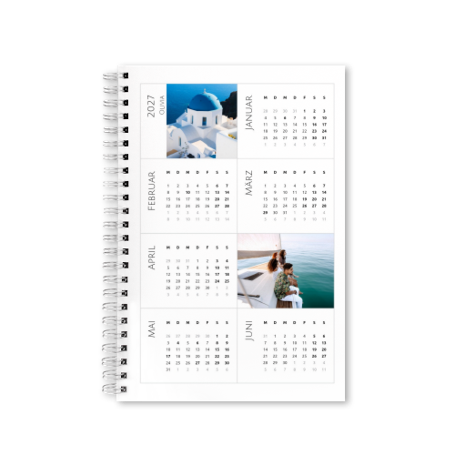 Notizbuch mit Kalender A5