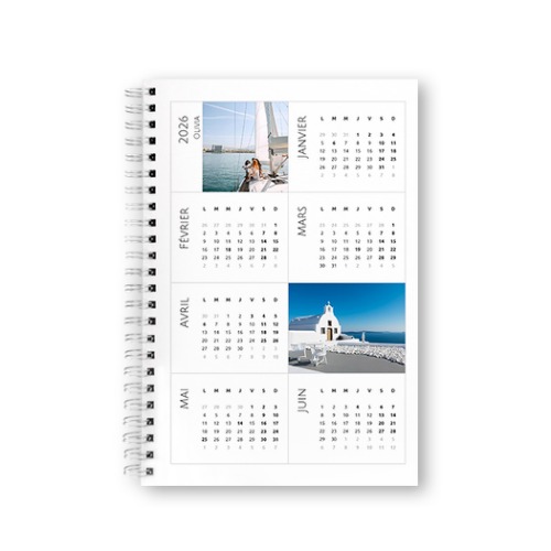 Cahier photo calendrier A5