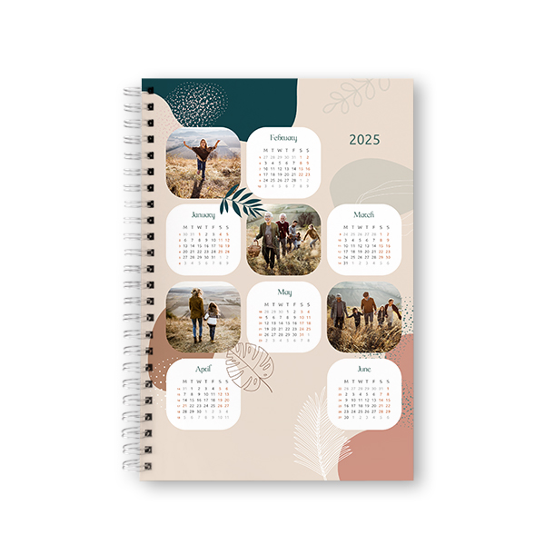 Fotoschrift met kalender A5
