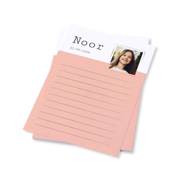 Bloc notes photo