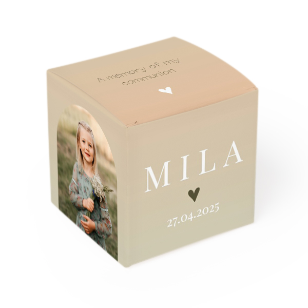 Personalised party favours boxes