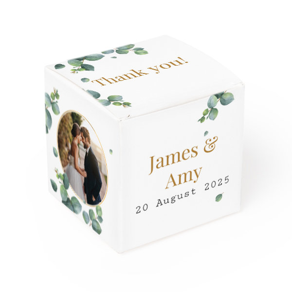 Personalised party favours boxes