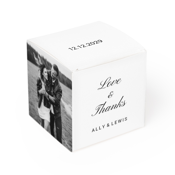 Party Box bedruckt mit Foto