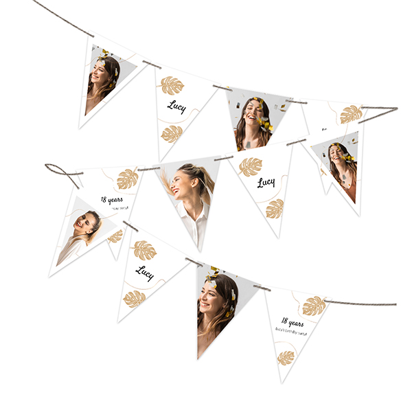 Guirlande de fanions (16 drapeaux)