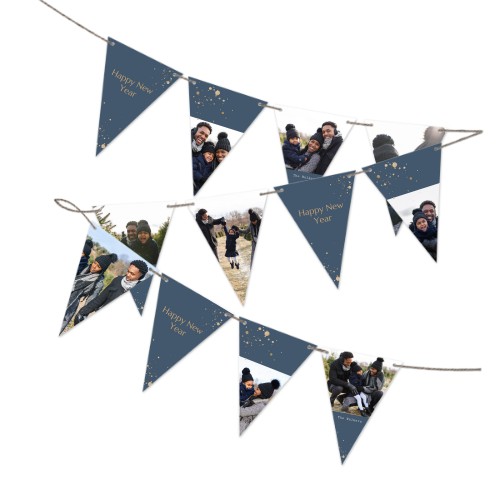 PartyFlagsSet16_GoldSparklesPartyBlue