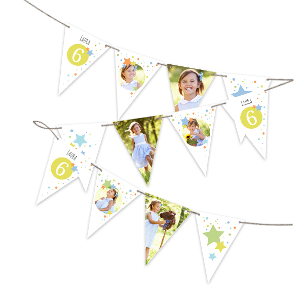 Guirlande de fanions (16 drapeaux)