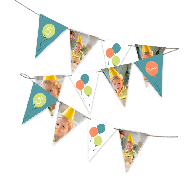 Guirlande de fanions (16 drapeaux)