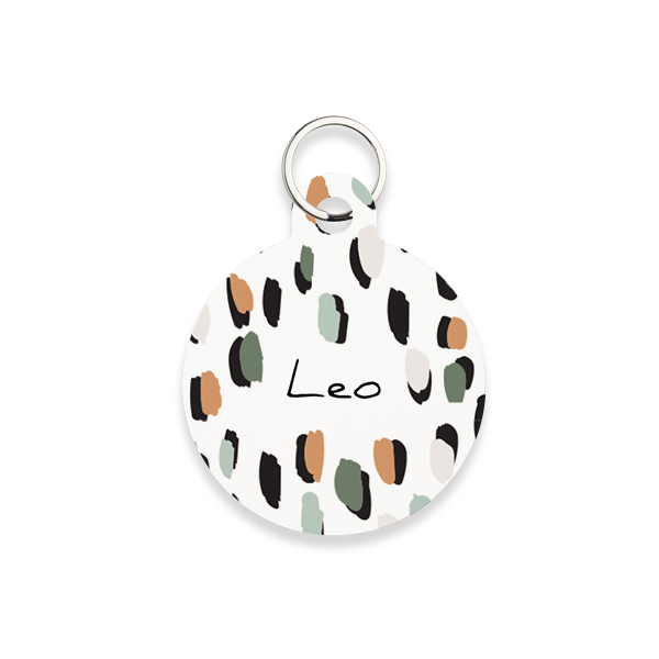 Médaille chien et chat rond