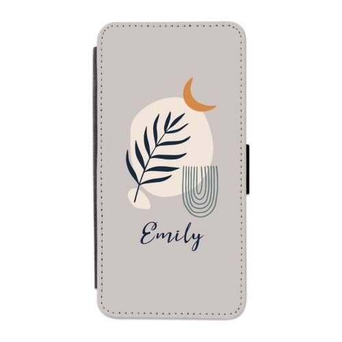 Boho Moon Shape - Text Only