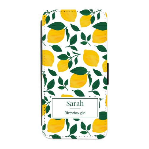 Zesty Lemon Pattern - Text Only