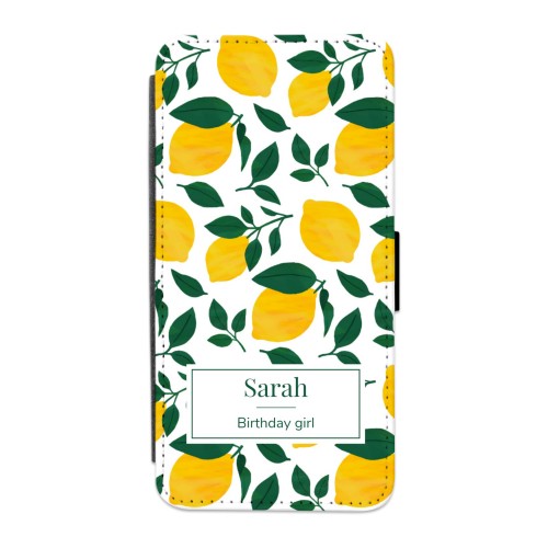 Zesty Lemon Pattern - Text Only