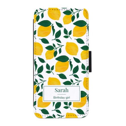Zesty Lemon Pattern - Text Only