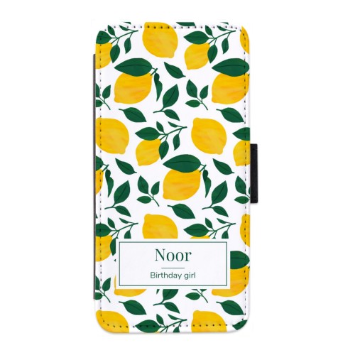 Zesty Lemon Pattern - Text Only