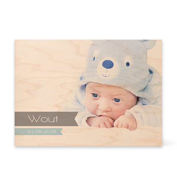 Wooden Photo Block Rectangle