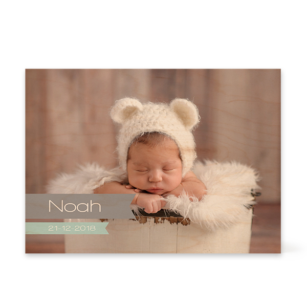 Wooden Photo Block Rectangle