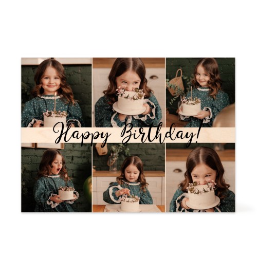 Wooden Photo Block Rectangle