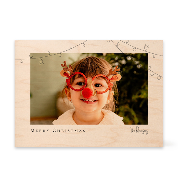 Wooden Photo Block Rectangle