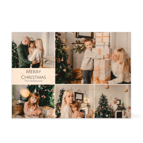 Fotoblok hout rechthoek