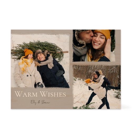 Houten fotoblok rechthoek