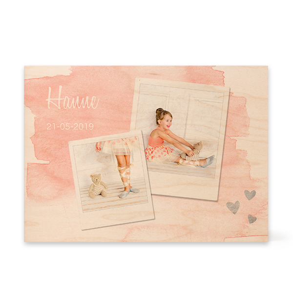 Wooden Photo Block Rectangle