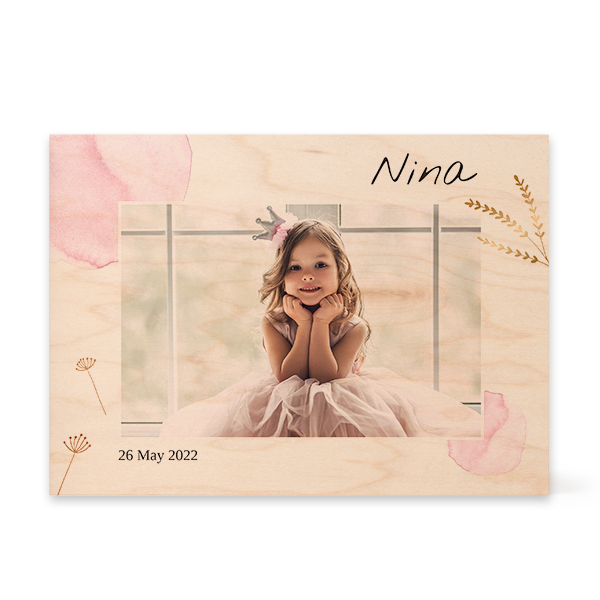 Wooden Photo Block Rectangle Wooden Photo Block Rectangle
