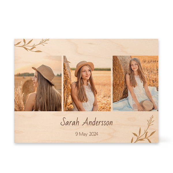 Wooden Photo Block Rectangle Wooden Photo Block Rectangle