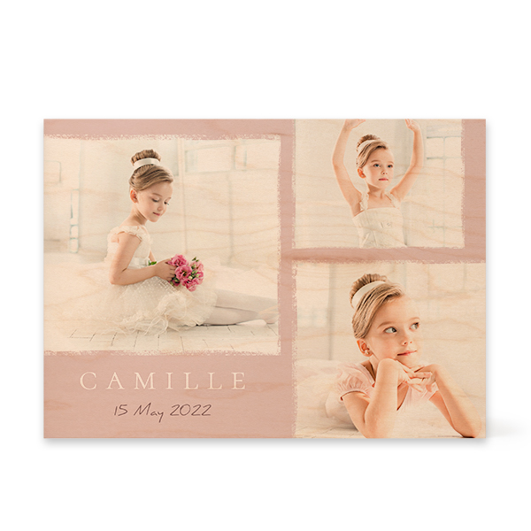 Bloc photo en bois Rectangulaire Bloc photo en bois Rectangulaire