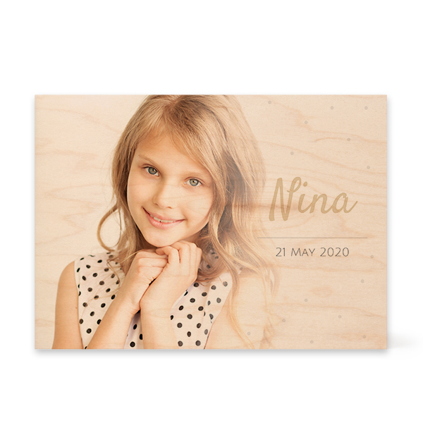 Bloc photo en bois Rectangulaire Bloc photo en bois Rectangulaire