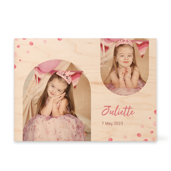 Bloc photo en bois Rectangulaire Bloc photo en bois Rectangulaire