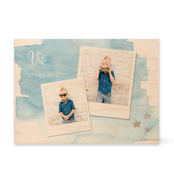 Bloc photo en bois Rectangulaire Bloc photo en bois Rectangulaire