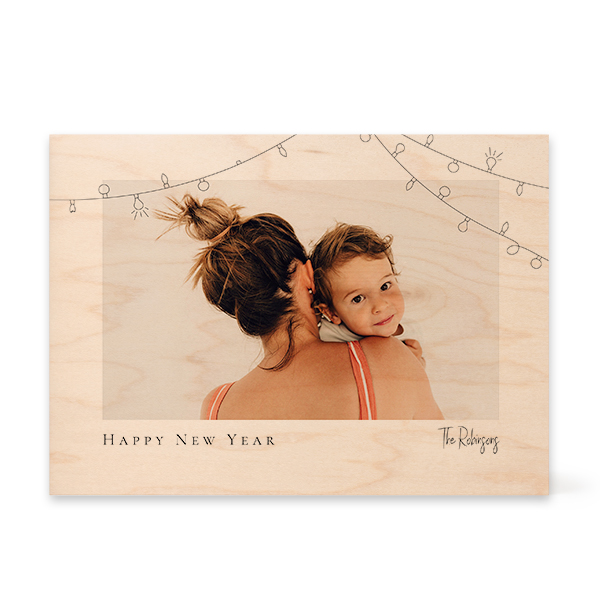 Wooden Photo Block Rectangle